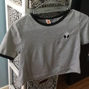 Alien graphic tee shirt